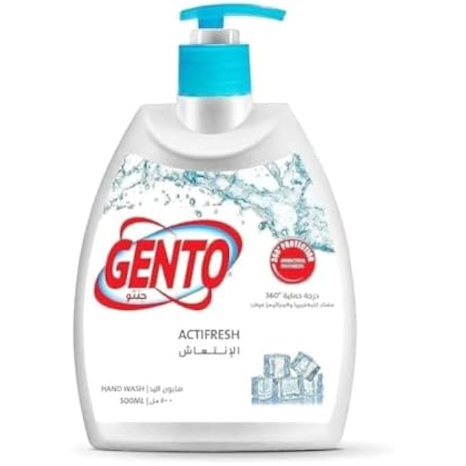 GENTO غسول يدين أكتيفريش أزرق 500 مل - Image 1